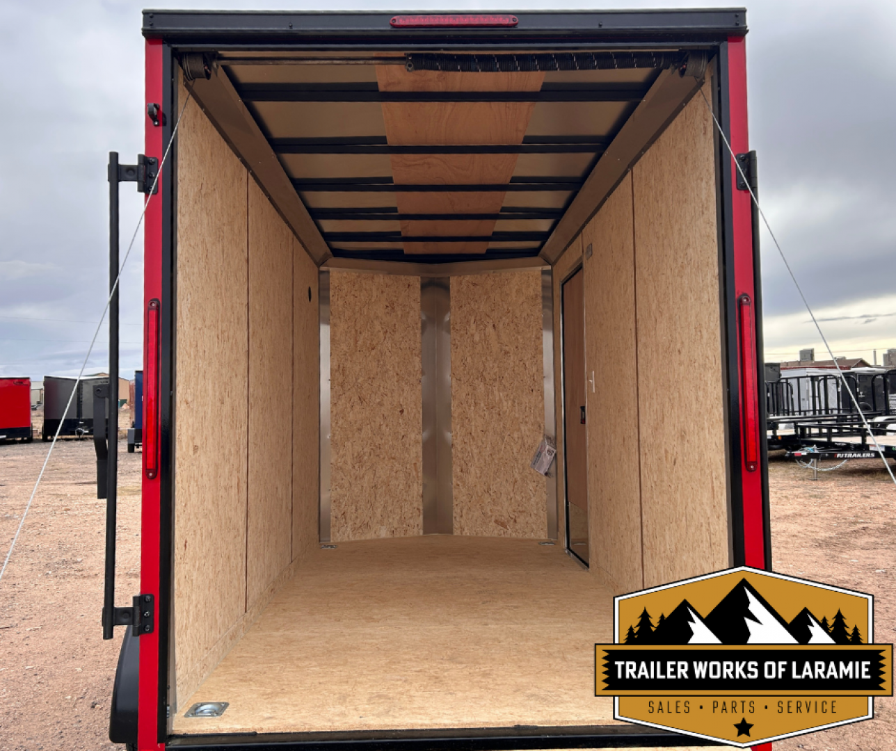 New 2025 Look Trailers 6 X 12 7K ST DLX Flat Top V-Nose Cargo / Enclosed Trailer