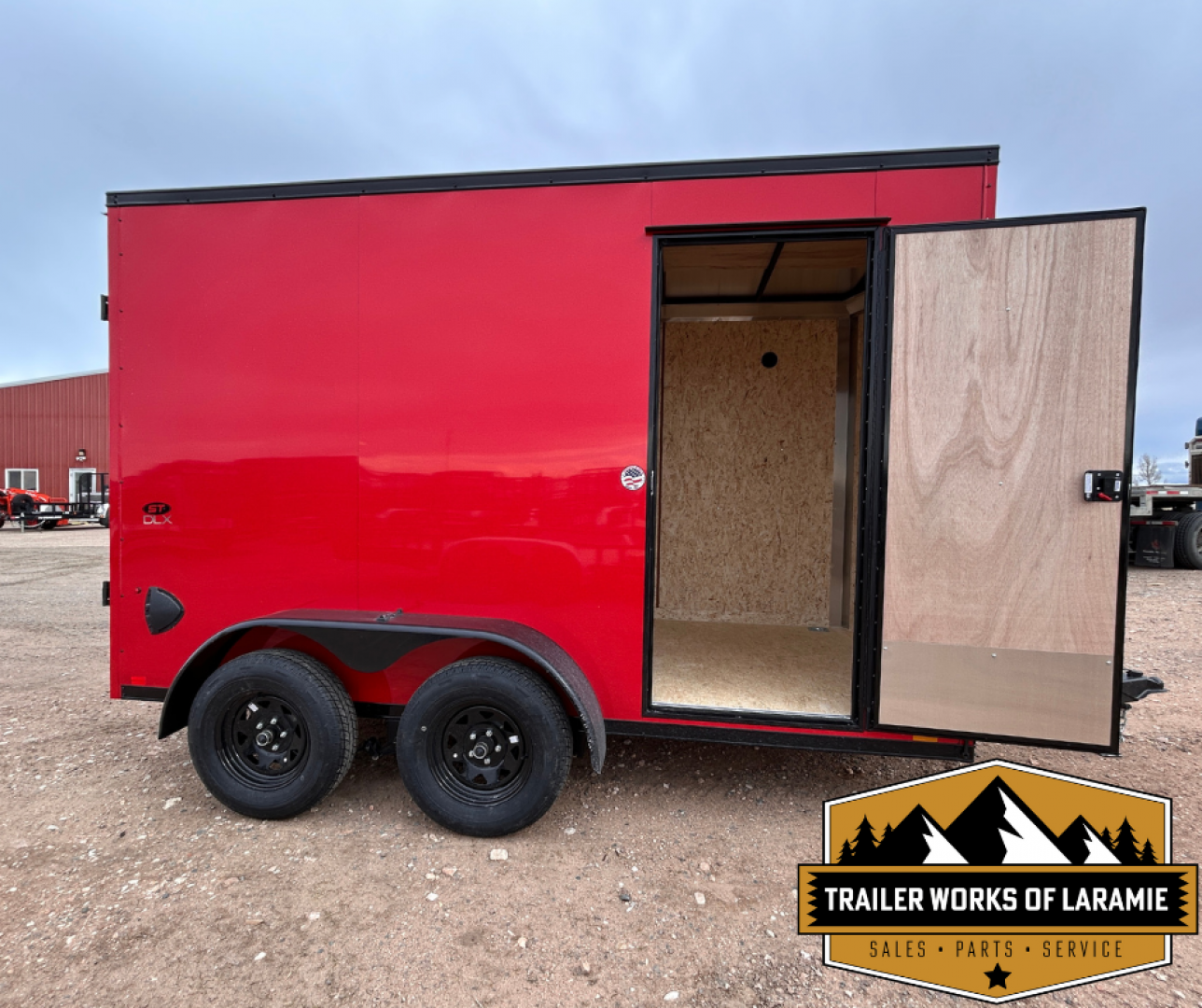New 2025 Look Trailers 6 X 12 7K ST DLX Flat Top V-Nose Cargo / Enclosed Trailer