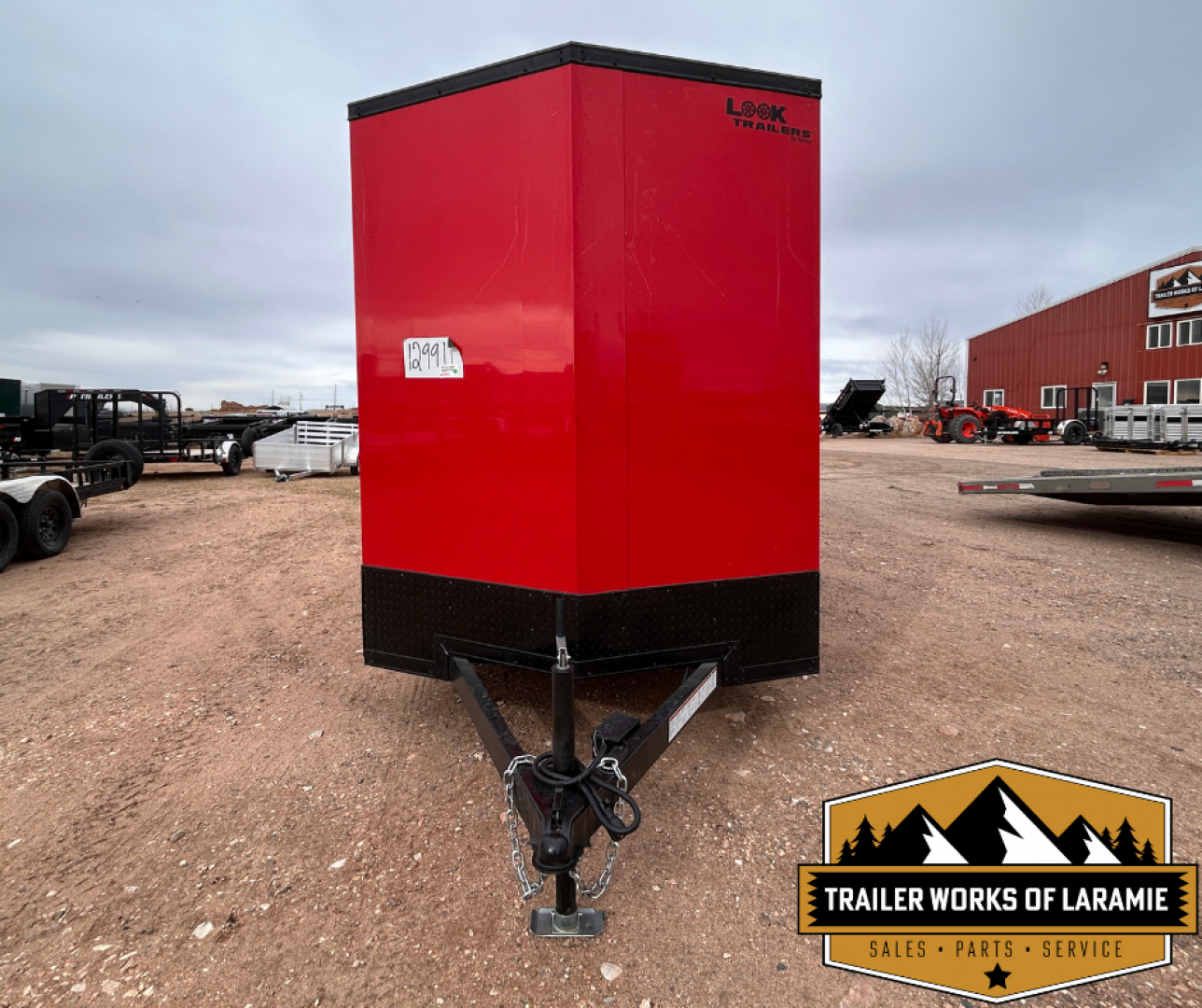 New 2025 Look Trailers 6 X 12 7K ST DLX Flat Top V-Nose Cargo / Enclosed Trailer