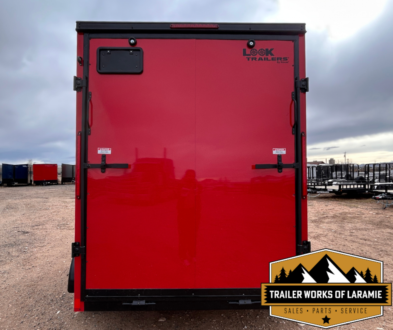 New 2025 Look Trailers 6 X 12 7K ST DLX Flat Top V-Nose Cargo / Enclosed Trailer