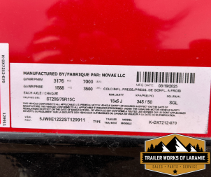 New 2025 Look Trailers 6 X 12 7K ST DLX Flat Top V-Nose Cargo / Enclosed Trailer