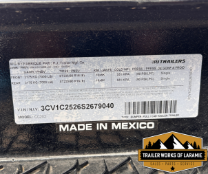 New 2025 PJ Trailers CC 7X20 Equipment Trailer-14K
