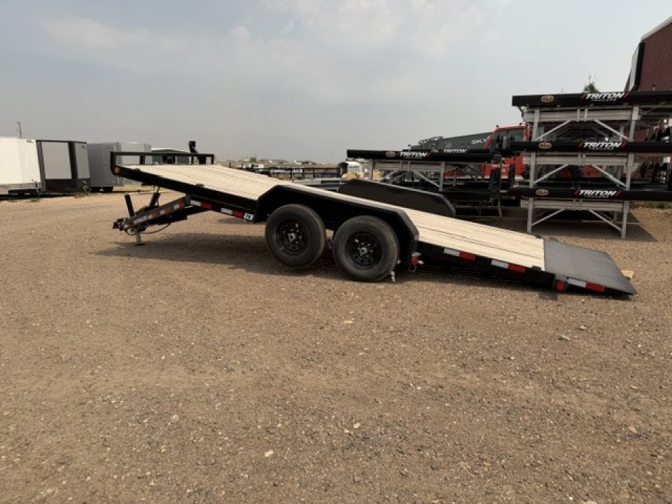 New 2025 PJ Trailers TH (20') Tilt Trailer 10k- Car Hauler