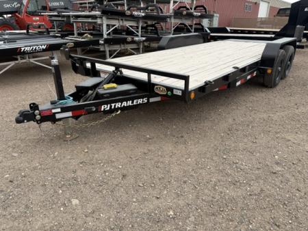 New 2025 PJ Trailers TH (20') Tilt Trailer 10k- Car Hauler
