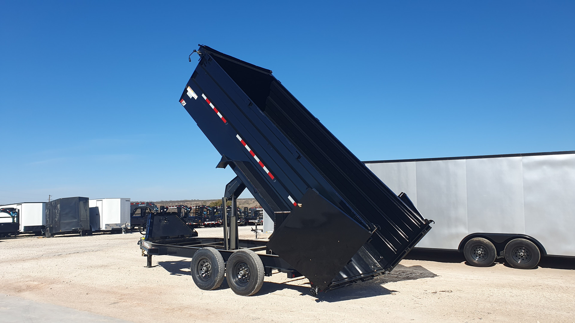 New 2026 PJ 83"x16' BP Tandem Axle Low Pro High Side Dump w/ 48" Sides – DM