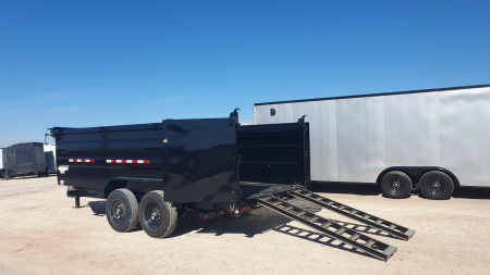 New 2026 PJ 83"x16' BP Tandem Axle Low Pro High Side Dump w/ 48" Sides – DM