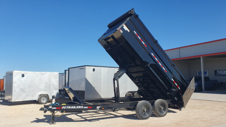 2026 PJ 83"x16' BP Tandem Axle Low Pro High Side Dump w/ 48" Sides – DM