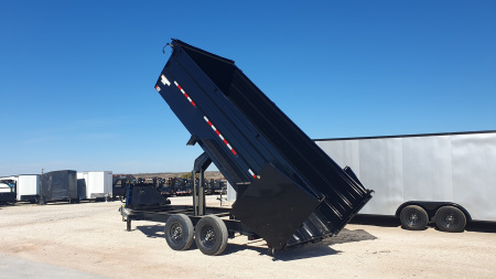 New 2026 PJ 83"x16' BP Tandem Axle Low Pro High Side Dump w/ 48" Sides – DM