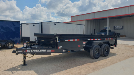 New 2025 PJ 83"x16' BP Tandem Axle Low Pro Dump w/ 24" Sides – DL
