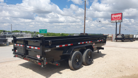 New 2025 PJ 83"x16' BP Tandem Axle Low Pro Dump w/ 24" Sides – DL