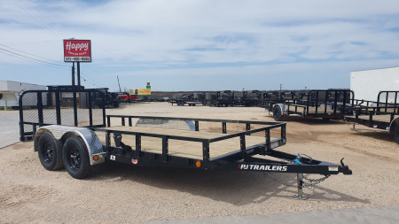 2026 PJ 83"x16' Tandem Axle Utility Trailer - UL