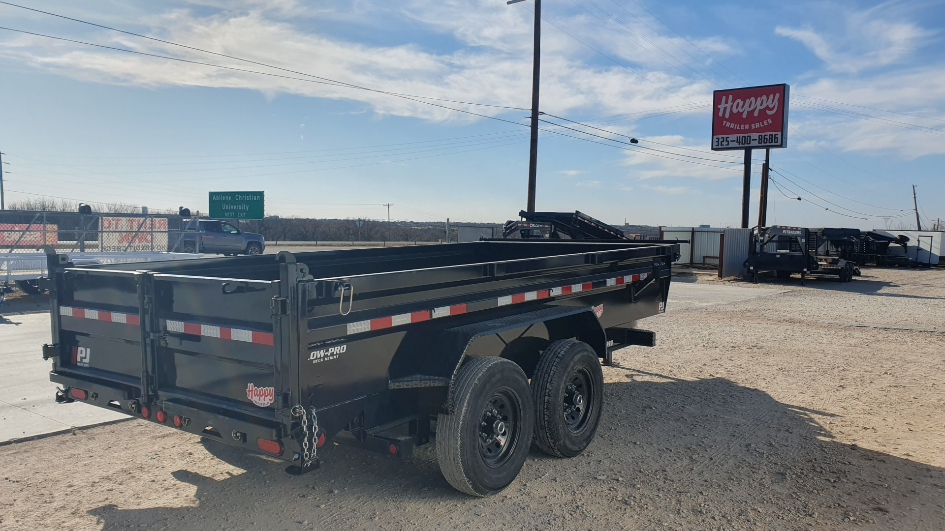 New 2026 PJ 83"x14' BP Tandem Axle Low Pro Dump w/ 24" Sides – DL