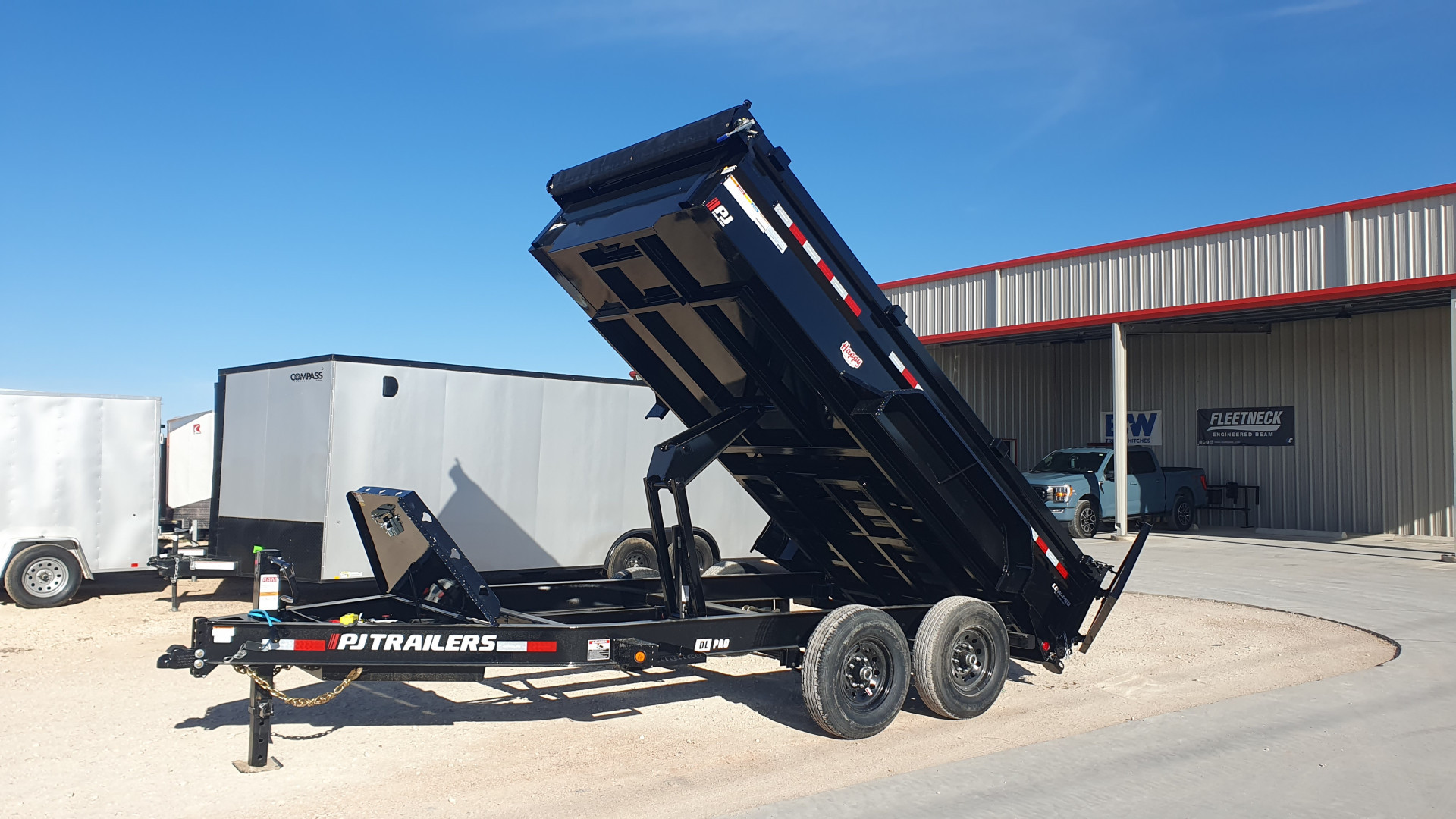 New 2026 PJ 83"x14' BP Tandem Axle Low Pro Dump w/ 24" Sides – DL