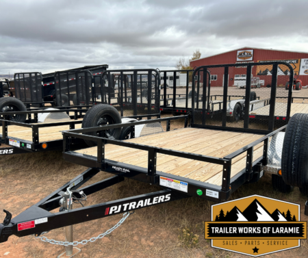 New 2025 PJ Trailers 6X10 SA Utility Trailer 77  wide deck