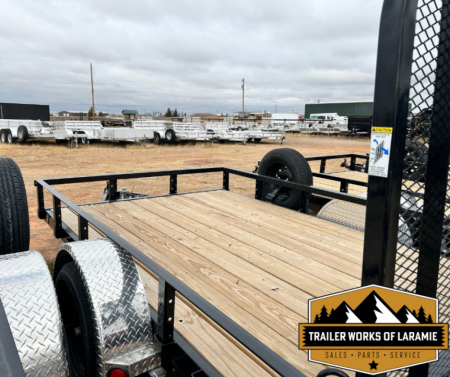 New 2025 PJ Trailers 6X10 SA Utility Trailer 77" wide deck