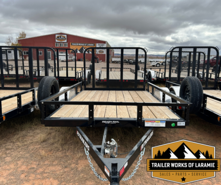 New 2025 PJ Trailers 6X10 SA Utility Trailer 77" wide deck