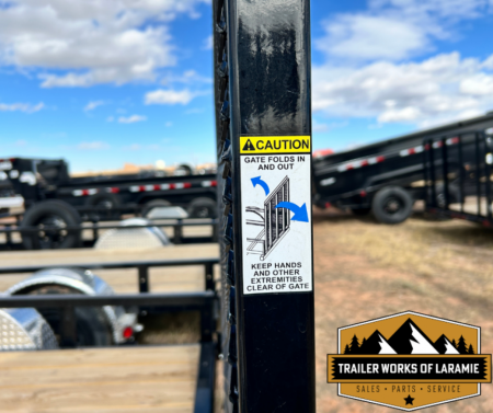 New 2025 PJ Trailers 6X10 SA Utility Trailer 77" wide deck
