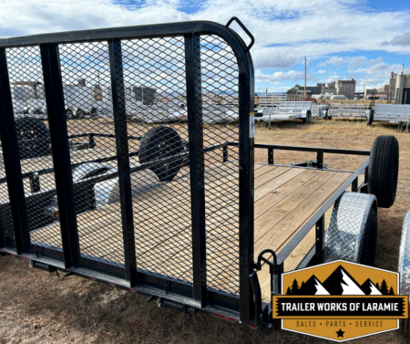New 2025 PJ Trailers 6X10 SA Utility Trailer 77" wide deck