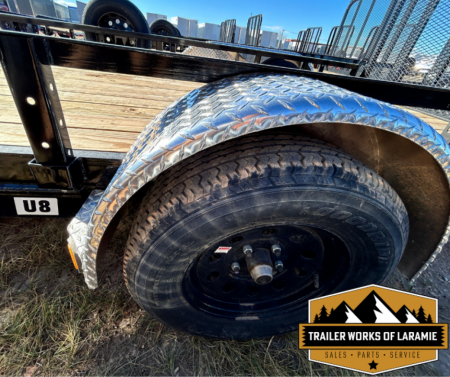 New 2025 PJ Trailer U8 7 X 14 SA Utility Trailer- 83" wide deck
