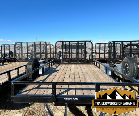 New 2025 PJ Trailer U8 7 X 14 SA Utility Trailer- 83" wide deck