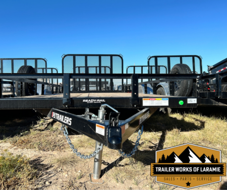 New 2025 PJ Trailer U8 7 X 14 SA Utility Trailer- 83" wide deck
