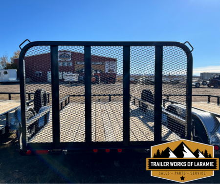 New 2025 PJ Trailer U8 7 X 14 SA Utility Trailer- 83" wide deck