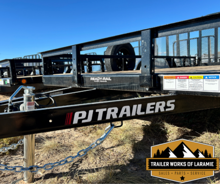 New 2025 PJ Trailer U8 7 X 14 SA Utility Trailer- 83" wide deck