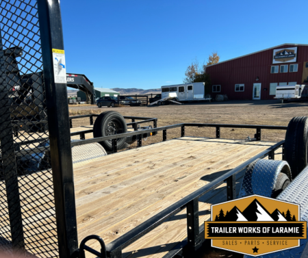 New 2025 PJ Trailer U8 7 X 14 SA Utility Trailer- 83" wide deck