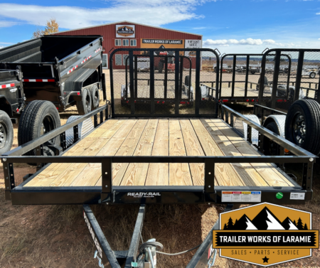 New 2025 PJ Trailers 6x12 SA Utility Trailer- 83  wide deck