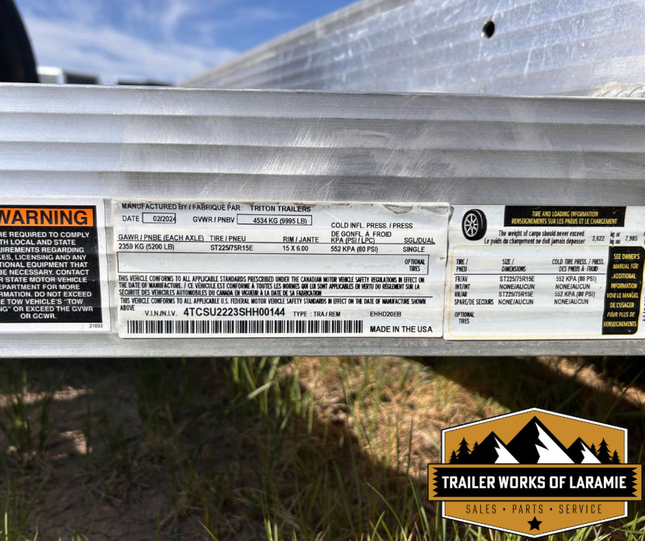 New 2025 Triton EHHD20EB 20' Car Hauler