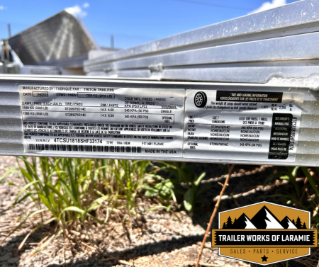 New 2025 Triton Trailers Utility Trailer FIT 1481 Plank (7X14)