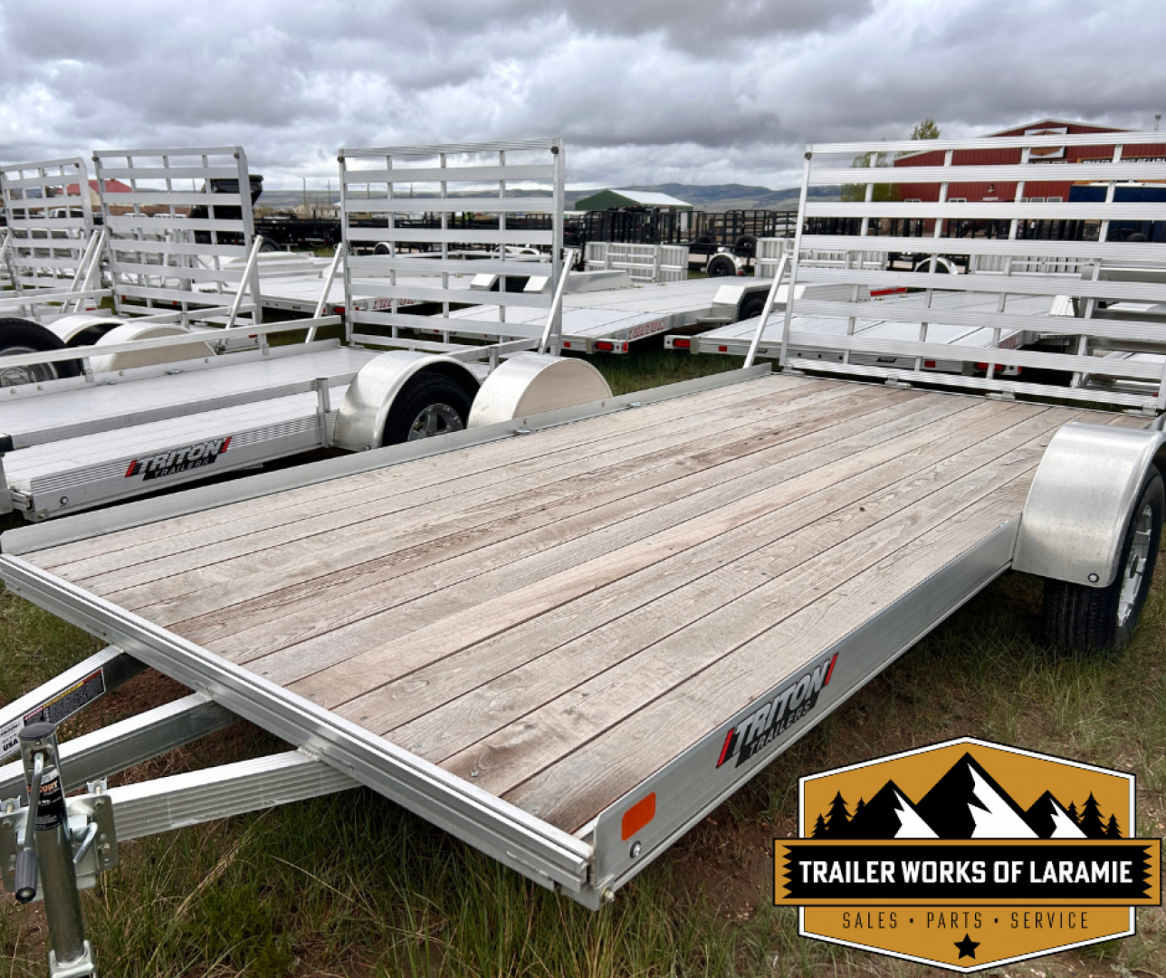 New 2025 Triton Trailers Utility Trailer FIT 1481 Plank (7X14)