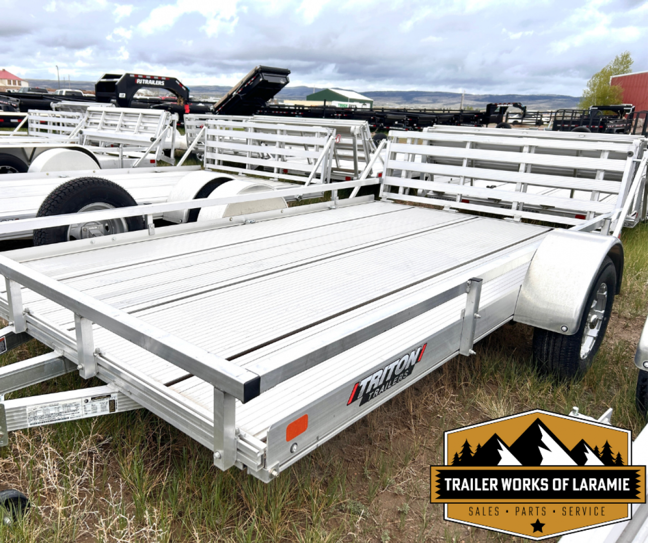 Trailer With Side Rails New 2025 Triton Trailers Utility Trailer fit 1281 w/rails 7x12 for sale ...
