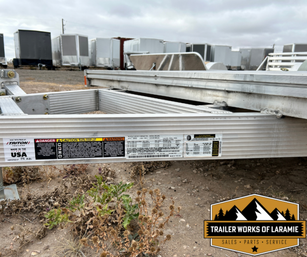 New 2025 Triton AUX 24FT Car Hauler- dove tail and HD Bi fold ramp