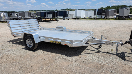 New 2026 Aluma 6'5  x 12 HD Utility Trailer w/ Bi-Fold Gate