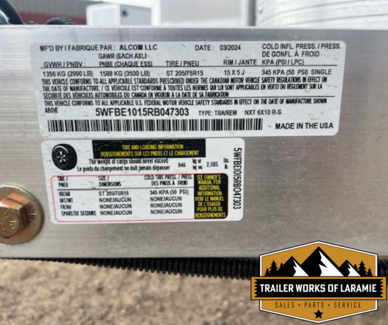 New 2024 Triton Trailers 6x10 Cargo / Enclosed Trailer