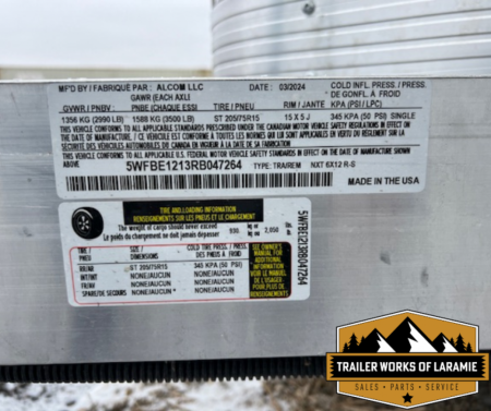 New 2024 Triton Trailers 6X12 NXT Enclosed Trailer