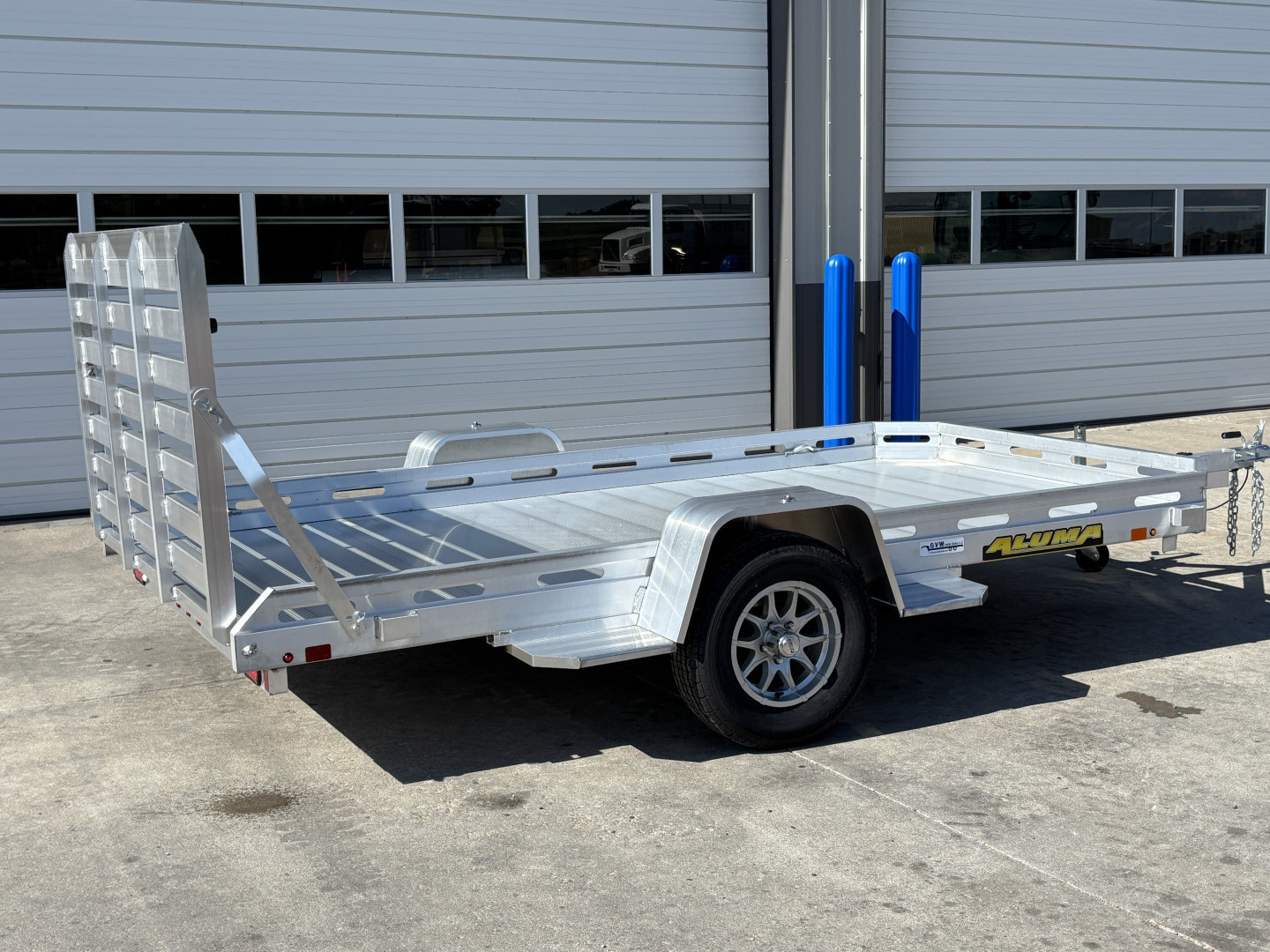 New 2026 Aluma 7712HS-TG Utility Trailer