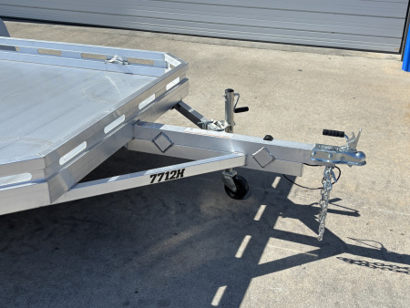 New 2026 Aluma 7712HS-TG Utility Trailer