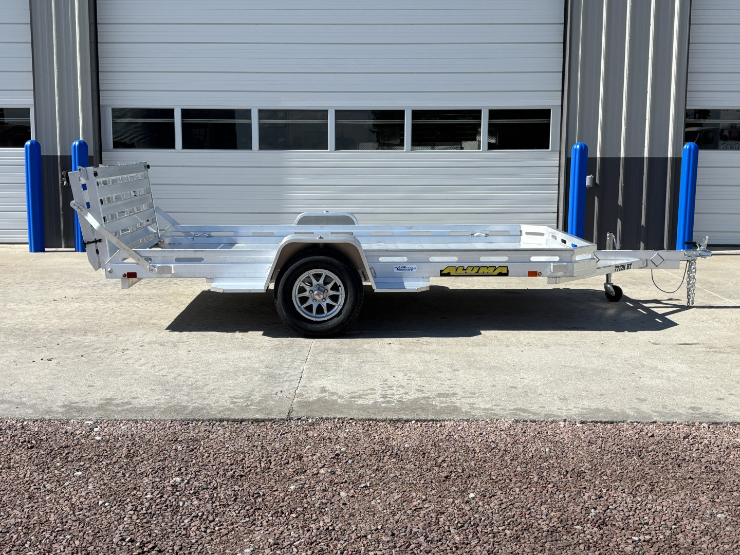 New 2026 Aluma 7712HS-BT Utility Trailer