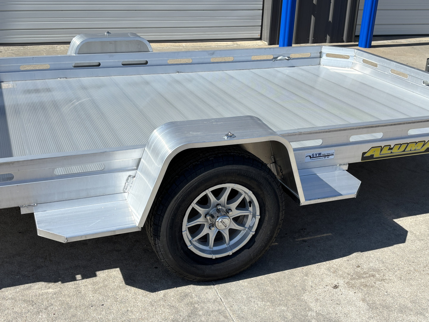 New 2026 Aluma 7712HS-BT Utility Trailer