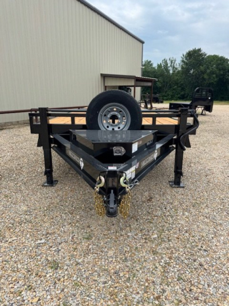 New 2025 Diamond T 102 in x 24 ft Bumper Pull Deck Over Tilt 10 in Beam Frame GVWR 15k Full Power Tilt 7k Axles Tilt Trailer
