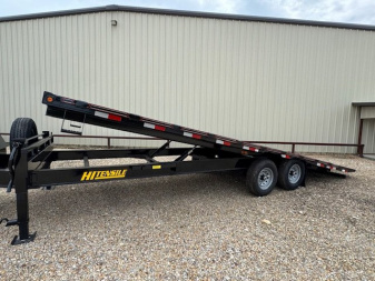 New 2025 Diamond T 102 in x 24 ft Bumper Pull Deck Over Tilt Deck Equipment Trailer 7K Axles