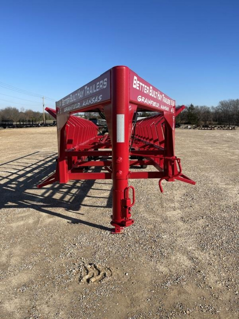 New 2025 Better Built Gooseneck 10 Bale Double Dump Hay Trailer 30 ft. GVWR 16800