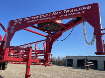 New 2025 Better Built Gooseneck 10 Bale Double Dump Hay Trailer 30 ft. GVWR 16800