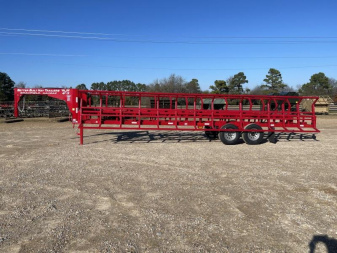 New 2025 Better Built Gooseneck 10 Bale Double Dump Hay Trailer 30 ft. GVWR 16800