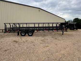 New Better Built Gooseneck 10 Bale Double Dump 30 ft. GVWR 16800 Hay Trailer