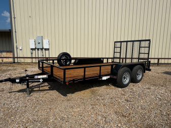 New 2025 Diamond T 83 in x 14 ft Tandem Axle Utility Trailer