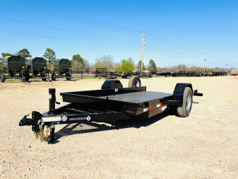 New 2025 Diamond T 79 in. x 14 ft. Bumper Pull Scissor Lift Tilt 7K Axle
