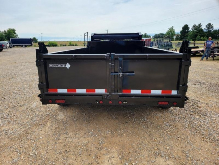 New 2025 Diamond T 83 in. x 16 ft. Gooseneck Lo- Pro Dump Trailer 24 in. Sides, GVWR 14k Dump Trailer